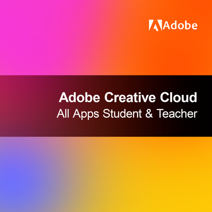 Adobe Creative Cloud Todas las aplicaciones para estudiantes y profesores