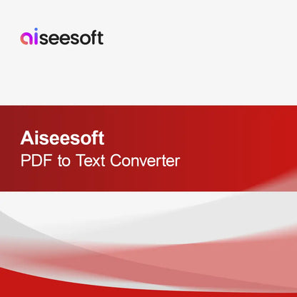 Aiseesoft PDF a Texto Convertidor