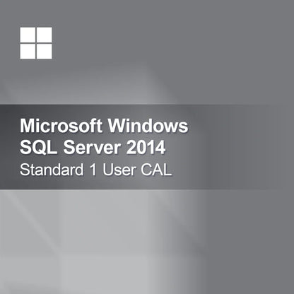 Microsoft SQL Server 2014 Standard 1 User CAL